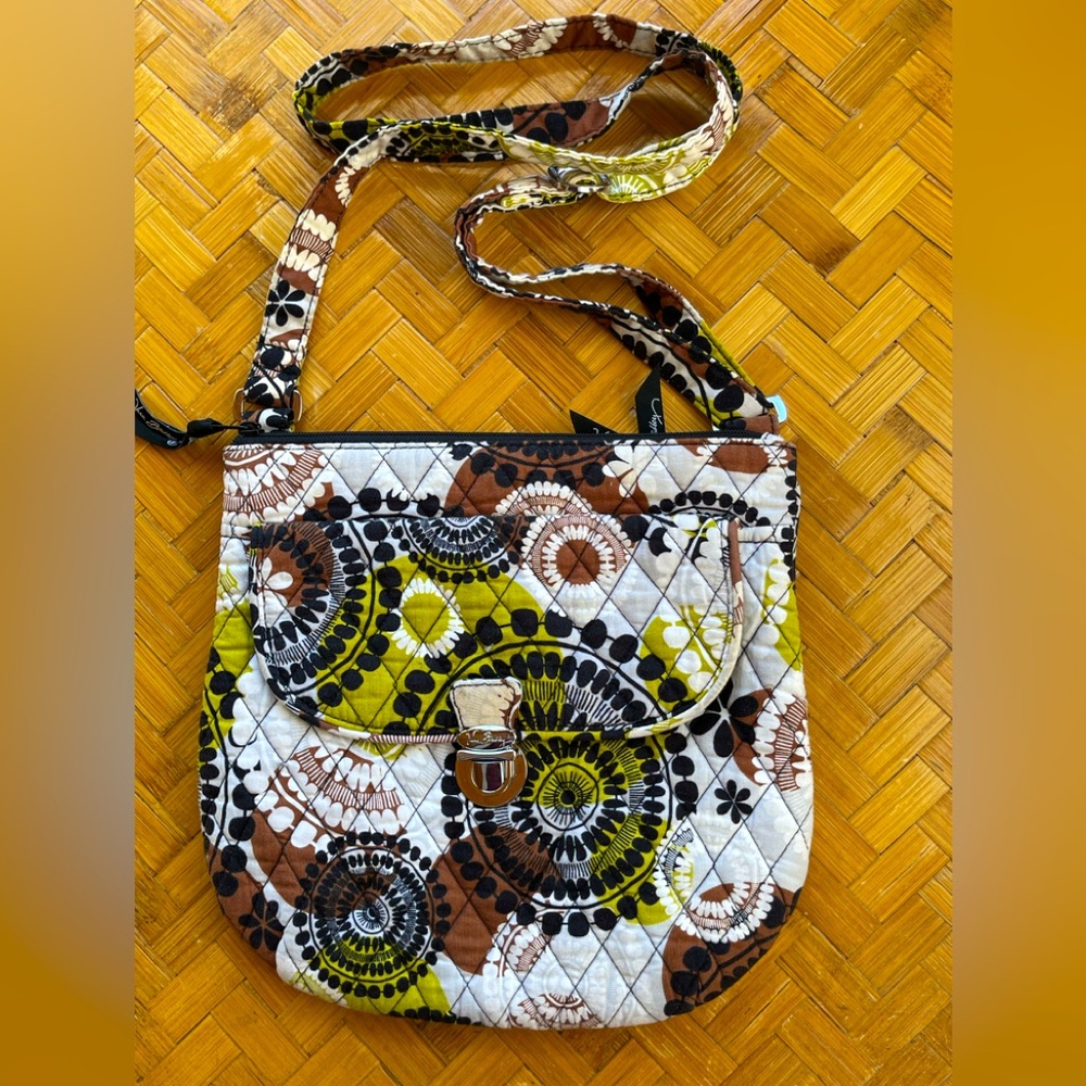 Vera Bradley crossbody bag polkadot lining